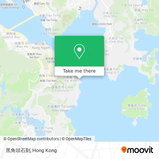 黑角頭石刻地圖