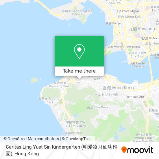 Caritas Ling Yuet Sin Kindergarten (明愛凌月仙幼稚園) map