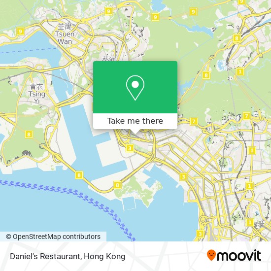 Daniel's Restaurant map