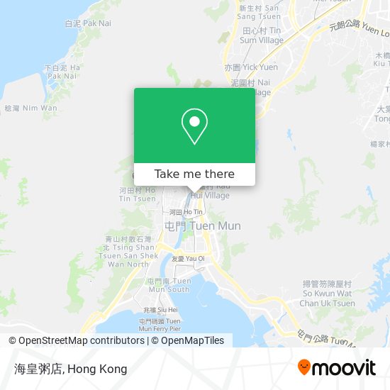 海皇粥店 map