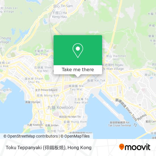 Toku Teppanyaki (得鐵板燒) map