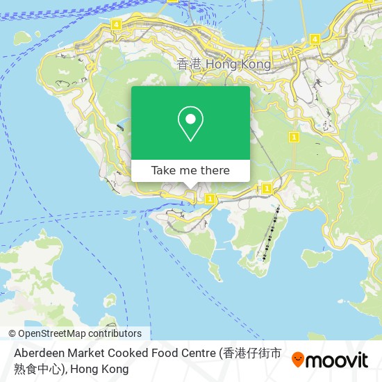 Aberdeen Market Cooked Food Centre (香港仔街市熟食中心) map