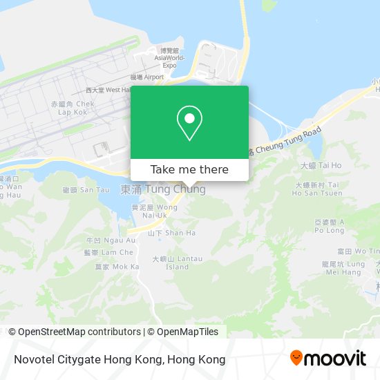 Novotel Citygate Hong Kong map