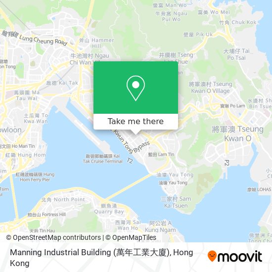 Manning Industrial Building (萬年工業大廈)地圖