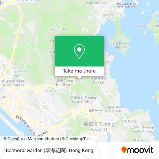 Balmoral Garden (翠海花園)地圖