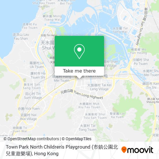 Town Park North Children's Playground (市鎮公園北兒童遊樂場) map