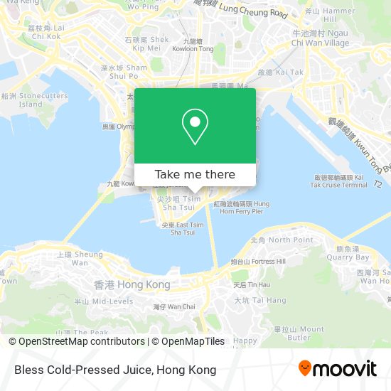 Bless Cold-Pressed Juice map