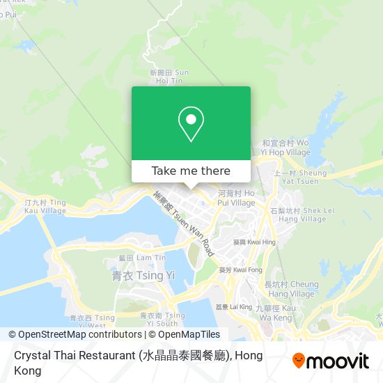 Crystal Thai Restaurant (水晶晶泰國餐廳) map