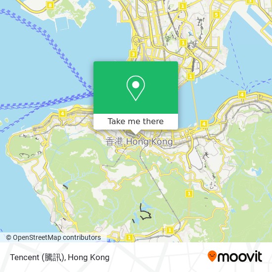 Tencent (騰訊) map