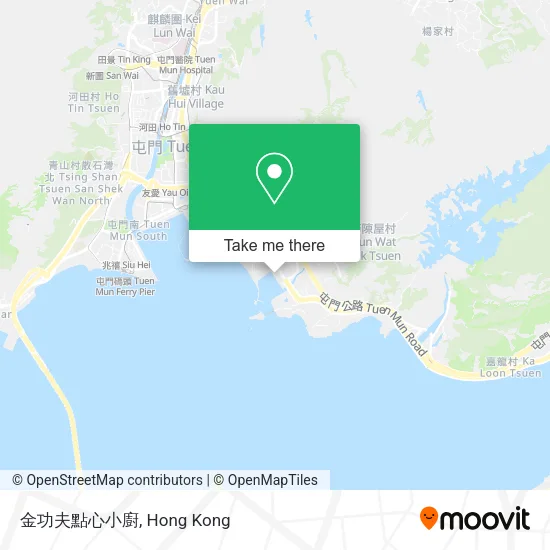 金功夫點心小廚地圖