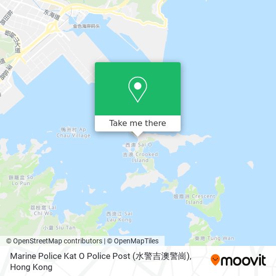 Marine Police Kat O Police Post (水警吉澳警崗)地圖