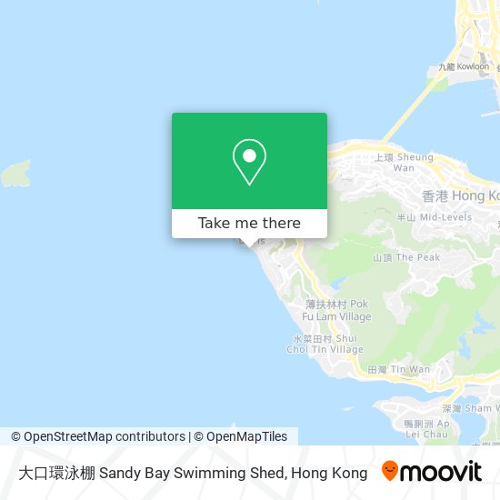 大口環泳棚 Sandy Bay Swimming Shed map