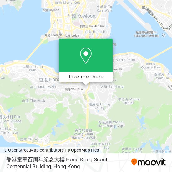 香港童軍百周年紀念大樓 Hong Kong Scout Centennial Building map