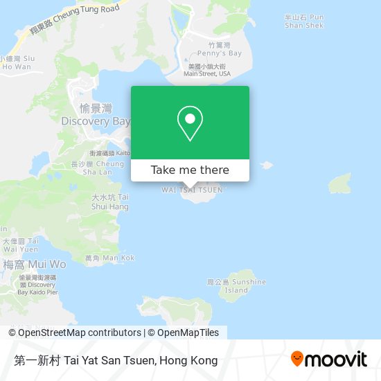 第一新村 Tai Yat San Tsuen map