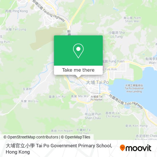 大埔官立小學 Tai Po Government Primary School map