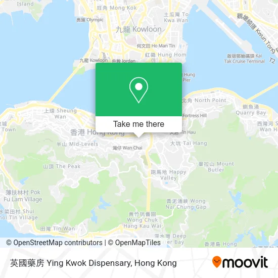 英國藥房 Ying Kwok Dispensary地圖
