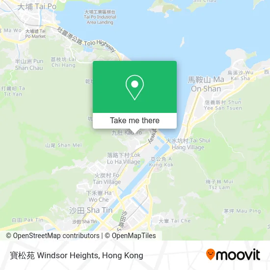 寶松苑 Windsor Heights map