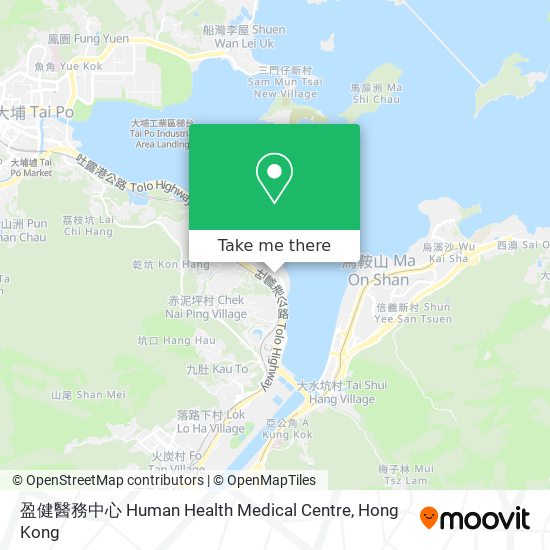 盈健醫務中心 Human Health Medical Centre map