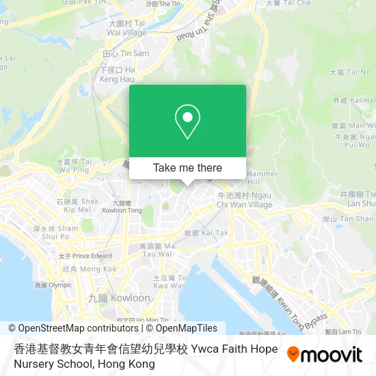 香港基督教女青年會信望幼兒學校 Ywca Faith Hope Nursery School地圖