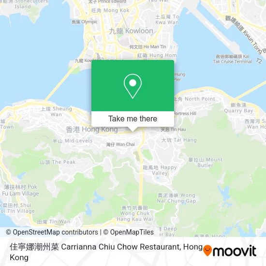 佳寧娜潮州菜 Carrianna Chiu Chow Restaurant map