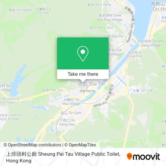 上排頭村公廁 Sheung Pai Tau Village Public Toilet map