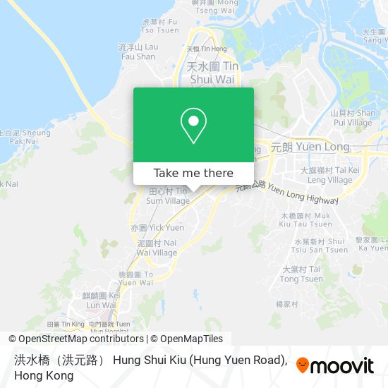 洪水橋（洪元路） Hung Shui Kiu (Hung Yuen Road)地圖