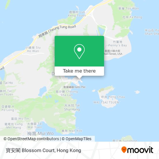 寶安閣 Blossom Court map