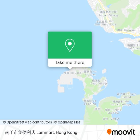 南丫市集便利店 Lammart map