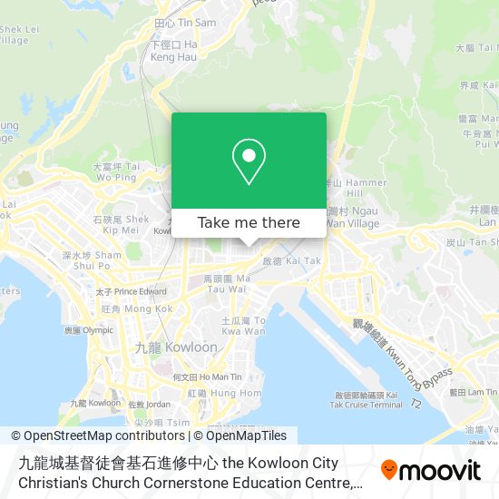 九龍城基督徒會基石進修中心 the Kowloon City Christian's Church Cornerstone Education Centre map