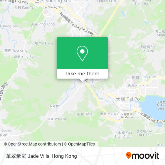 華翠豪庭 Jade Villa map