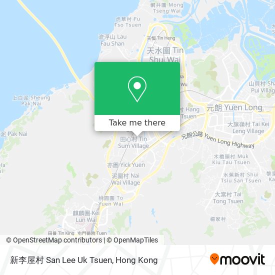 新李屋村 San Lee Uk Tsuen map