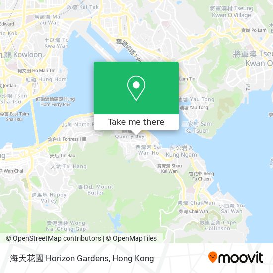 海天花園 Horizon Gardens map