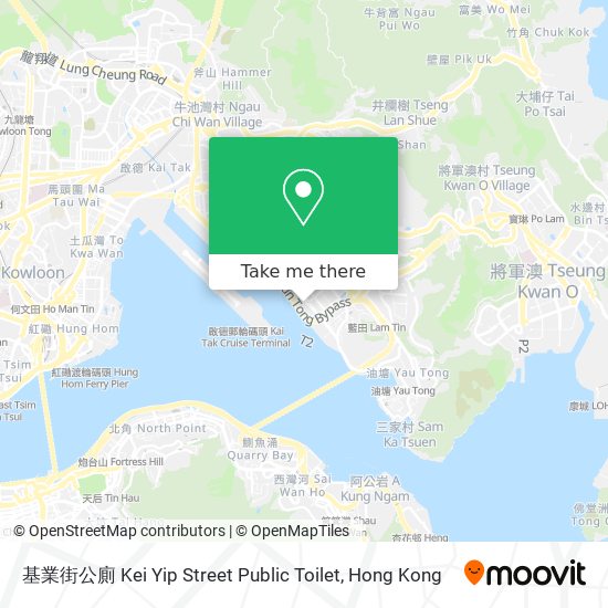 基業街公廁 Kei Yip Street Public Toilet map