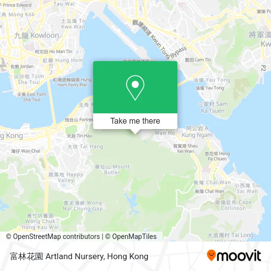 富林花園 Artland Nursery map