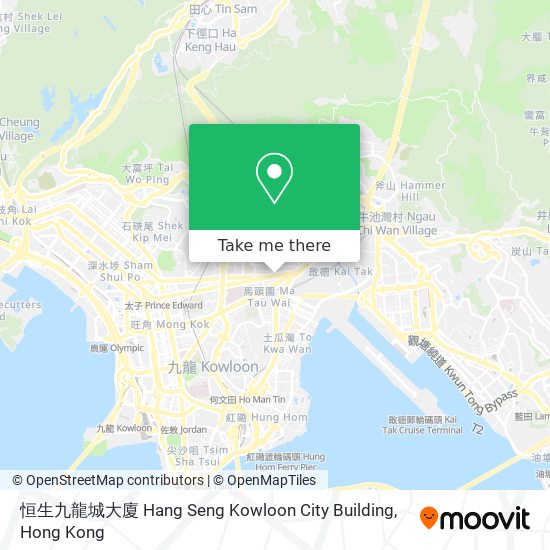 恒生九龍城大廈 Hang Seng Kowloon City Building map