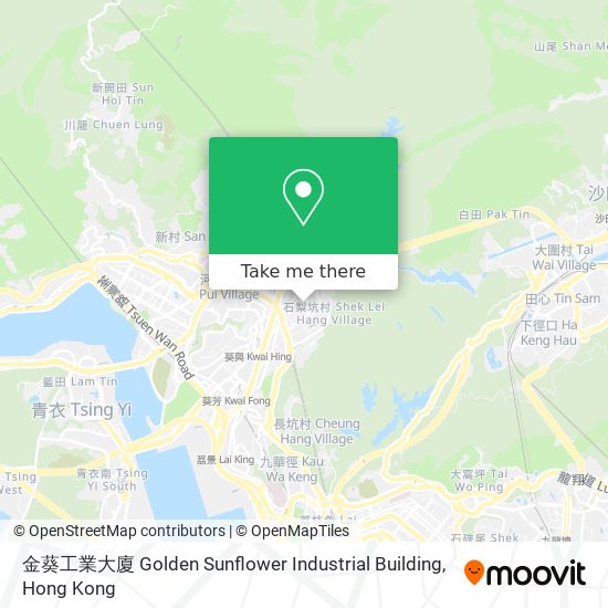 金葵工業大廈 Golden Sunflower Industrial Building map