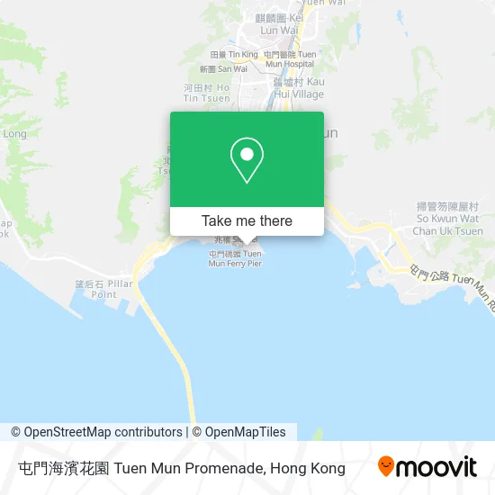 屯門海濱花園 Tuen Mun Promenade map
