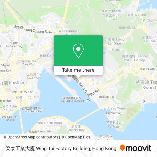 榮泰工業大廈 Wing Tai Factory Building map