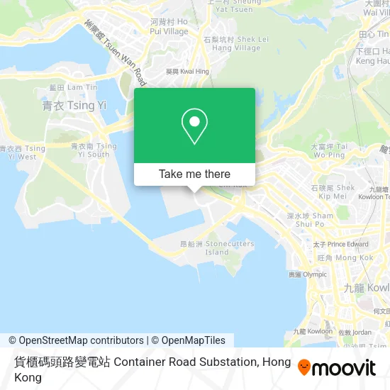 貨櫃碼頭路變電站 Container Road Substation地圖
