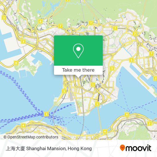 上海大廈 Shanghai Mansion地圖