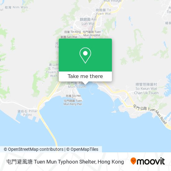 屯門避風塘 Tuen Mun Typhoon Shelter地圖