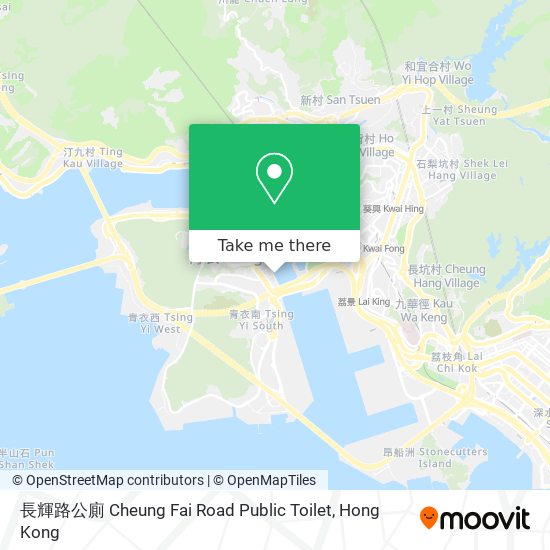 長輝路公廁 Cheung Fai Road Public Toilet map