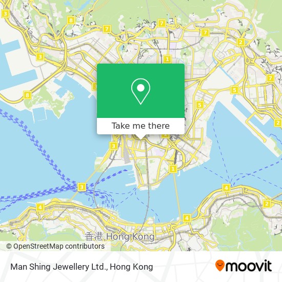 Man Shing Jewellery Ltd. map