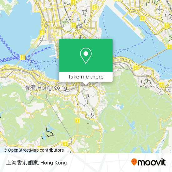 上海香港麵家 map