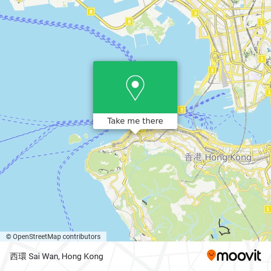 西環 Sai Wan map