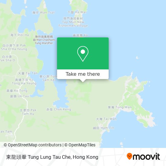 東龍頭輋 Tung Lung Tau Che map