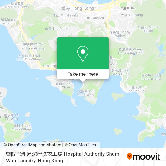 醫院管理局深灣洗衣工場 Hospital Authority Shum Wan Laundry map