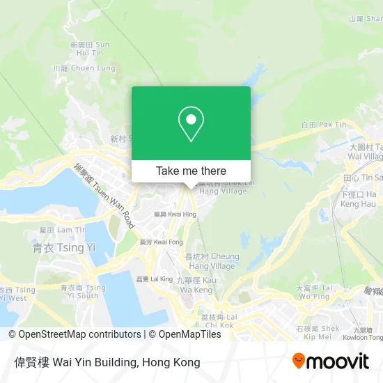 偉賢樓 Wai Yin Building map