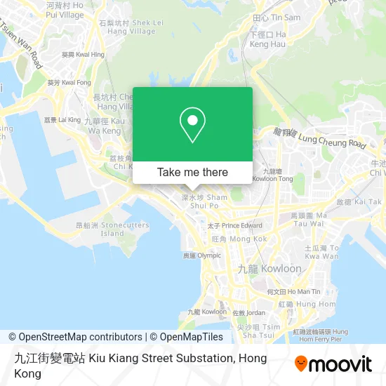九江街變電站 Kiu Kiang Street Substation地圖