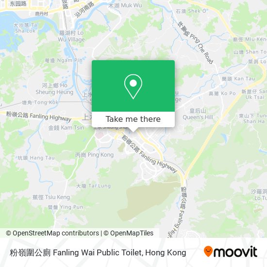 粉嶺圍公廁 Fanling Wai Public Toilet地圖